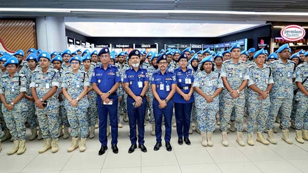 শান্তি রক্ষা মিশনে যোগ দিতে ১৮০ পুলিশ সদস্য 'কঙ্গো' যাচ্ছেন